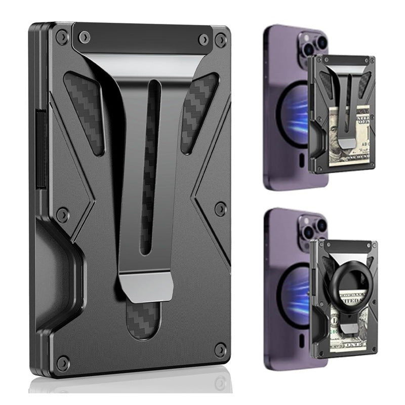 Tracker RFID Anti-theft Swiping Metal Wallet Tracker RFID Anti-theft Swiping Metal Wallet